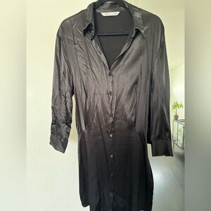 Zara satin mini dress